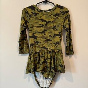 Bums & Rose Camo Romper Dress